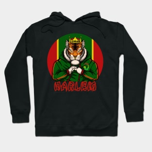 Harlem Year Of The Tiger | Vintage Sunset In African Colors Hoodie